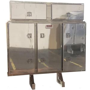 imageMytee Products Aluminum Headache Rack Vaulted Cab Rack w 5 Doors 68x80x14