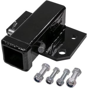 imageMytee Products BoltOn Receiver Hitch for 2quot Transformer Tractor Hitch  Black Powder Coated Steel Gooseneck 3Point Hitch Towing Capacity 2500 lbs1  Pack