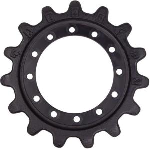 imageMytee Products Cast Track Sprocket for Caterpillar 3041870 Track Loader  15 Teeth ampamp 12 Bolt Holes  Carbon Structural Steel Undercarriage Components 259D 259B3 239D