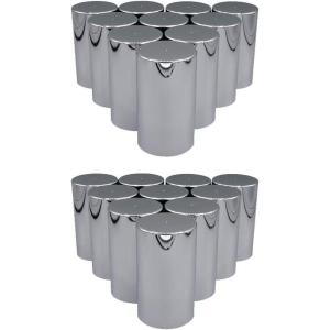 imageMytee Products Chrome Metal Lug Nut Covers 2quotH fits 33mm Push on 20 Pack2  Pack