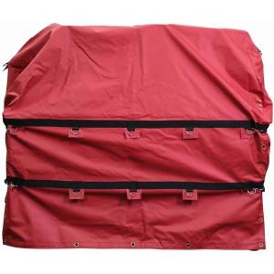 imageMytee Products Fitted Coil Tarps Blue for Steel Coils 6x6x6Red