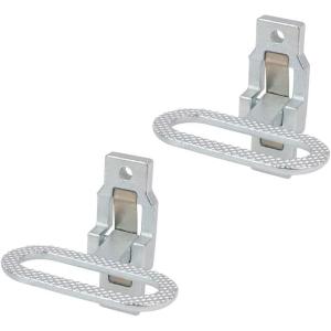 imageMytee Products Galvanized Steel Trailer Step  Fold Down Utility Bed Body Step Safety Grab Flip Up Folding RV Camper Trailer RV Bus 4 PackZinc Coated