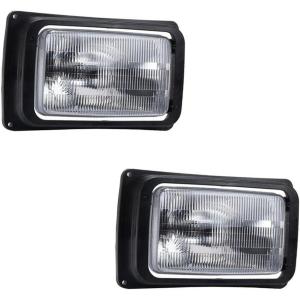 imageMytee Products Headlight Assembly Pair Compatible with Mack CH600 CH613 19902006  Driver and Passenger Side DOTSAE Approved 12V Headlamp Replaces 21077000 UPT8885515 2M0516CM2  Pack