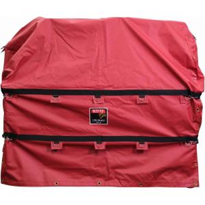 imageMytee Products Heavy Duty Coil Tarps for Steel Coils 7 FT x 7 FT x 7 FT  Blue Waterproof Made with 18 OZ Vinyl  Flatbed Truck Trailer Steel Fitted Coil Tarp BagsRed