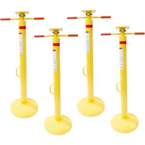 imageMytee Products Semi Trailer Stabilizing Jack Stand 50000 Lbs Static Capacity4  Pack
