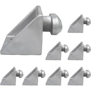 imageMytee Products Shipping Containers Side Twist Lock  Hot Dipped Galvanized Steel  Used for Connecting Containers Placed into Position8  Pack