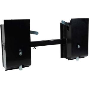 imageMytee Products Skid Steer Universal Quick Attach Adapter Compatible for Kubota Bobcat  4000 lbs WLL  Powder Coated  Quick Attachment Mount Adapter for Tractor LoaderBlack