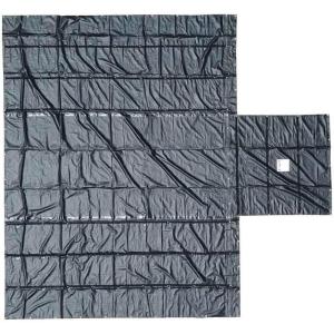 imageSuper Light 14 Oz Lumber Tarp 28x18 10 Drop with 10 x 8 Flap  Black