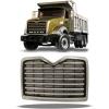 imageMytee Products 14 x 27 Chrome Front Grille WO Bugscreen Compatible wMack CXP 20062007 CXU 20082015 CXN 20062007  Bumper Cover Grille Replaces 6MF580M Mack 20791629 Wabco 21204 214661  Pack