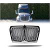 imageMytee Products Chrome Front Grille wBug Screen Fits International LT 20202023  Bumper Cover Grille Replaces 4039860C Wabco 21335 Saginaw 4039860C93 4039860C94 S28079