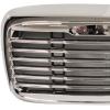 imageMytee Products Chrome Front Grille wBug Screen For Freightner Columbia 20002020  Bumper Cover Grille Replaces A1715251002 Freightner A1415251003 A1713590004 A1715251003 Wabco 21193