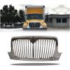 imageMytee Products Chrome Grille WO Screen  Compatible wInternational 3200 20022011 8500 20022007  Bumper Cover Grille Replaces 4300 Wabco 21148 Navistar 3551015C 3551015C91 3551015C981  Pack