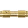 imageMytee Products DOT Brass Push to Connect Fitting Straight Union Tube Connector Air Brake Tube Fitting 38quot OD 5 Pack1  Pack