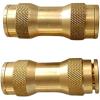 imageMytee Products DOT Brass Push to Connect Fitting Straight Union Tube Connector Air Brake Tube Fitting 38quot OD 5 Pack1  Pack