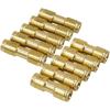 imageMytee Products DOT Brass Push to Connect Fitting Straight Union Tube Connector Air Brake Tube Fitting 38quot OD 5 Pack1  Pack
