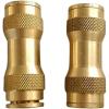 imageMytee Products DOT Brass Push to Connect Fitting Straight Union Tube Connector Air Brake Tube Fitting 38quot OD 5 Pack1  Pack