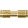 imageMytee Products DOT Brass Push to Connect Fitting Straight Union Tube Connector Air Brake Tube Fitting 38quot OD 5 Pack2  Pack