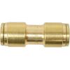 imageMytee Products DOT Brass Push to Connect Fitting Straight Union Tube Connector Air Brake Tube Fitting 38quot OD 5 Pack2  Pack