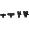 imageMytee Products DOT Push to Connect Air Brake Composite Fittings for Nylon Tubing Kit 14quot 38 ampamp 12quot  24Piece Truck Parts DOT Approved Push Lock Fitting Assortment Kit