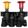 imageMytee Products MV3 Heavy Duty Dash Valve w 38 Ports  Air Brake Control valve Replaces 801360 Bendix 5009234 FRT BW 801360 Navistar BX 8013602  Pack