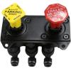 imageMytee Products MV3 Heavy Duty Dash Valve w 38 Ports  Air Brake Control valve Replaces 801360 Bendix 5009234 FRT BW 801360 Navistar BX 8013602  Pack