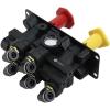 imageMytee Products MV3 Heavy Duty Dash Valve w 38 Ports  Air Brake Control valve Replaces 801360 Bendix 5009234 FRT BW 801360 Navistar BX 8013602  Pack