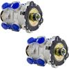 imageMytee Products 2 Pack E6 Brake Foot Control Valve Dual Circuit Valve Devery and Supply Ports 4 38quot for Multiple Freightner International ampamp Volvo Appcations Replaces 2861712  Pack