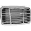 imageMytee Products Chrome Front Grille wBug Screen For Freightner Cascadia 20082017  Bumper Cover Grille Replaces A1715624003 Freightner 15010000 1716026000 A1719112011 Dorman 2425201
