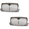 imageMytee Products Chrome Grille WO Screen  Compatible wInternational 3200 20022011 8500 20022007  Bumper Cover Grille Replaces 4300 Wabco 21148 Navistar 3551015C 3551015C91 3551015C982  Pack