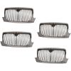 imageMytee Products Chrome Grille WO Screen  Compatible wInternational 3200 20022011 8500 20022007  Bumper Cover Grille Replaces 4300 Wabco 21148 Navistar 3551015C 3551015C91 3551015C984  Pack