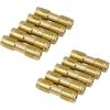imageMytee Products DOT Brass Push to Connect Fitting Straight Union Tube Connector Air Brake Tube Fitting 38quot OD 5 Pack2  Pack