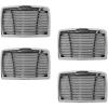 imageMytee Products Front Grille wBugscreen Fits Freightner Century Class 20052011  Bumper Cover Grille Replaces A1716132001 Freightner A1714192001 A1714192012 A1714192013 A17151920054 Pack