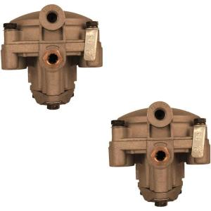 imageMytee Products 2 Pack RE6 Emergency Relay Valve Dual Function Valve for semi Trucks Trailers Replace 281865 Bendix 281860 281865 Freightner BW 2818652  Pack