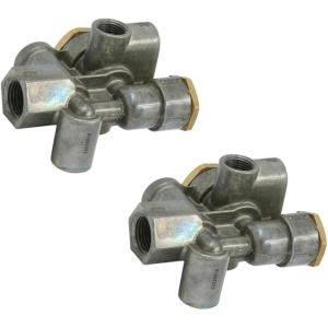imageMytee Products 2 Pack Spring Brake Control Valve Service Reservoir Priority Replaces Sealco Freightner SEA 110700 HDX110700X 110700X2  Pack