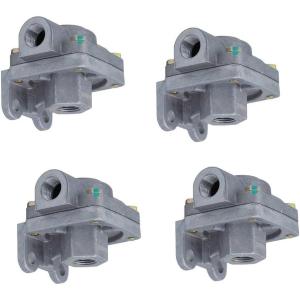imageMytee Products 4 Pack QR1 Quick Release Valve 38 NPT Supply and Devery Ports Replace 229859 Freightner M2 106 2012 Bendix 229859NP4  Pack