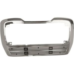 imageMytee Products 52 x 27 Chrome Front Grille WO Bug Screen For Freightner M2 112 20032024  Bumper Cover Grille Replaces A1715685000 Wabco 21202 Freightner A1715128000 A1715685002
