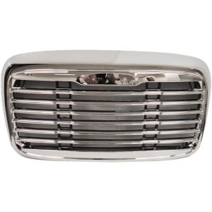 imageMytee Products Chrome Front Grille wBug Screen For Freightner Columbia 20002020  Bumper Cover Grille Replaces A1715251002 Freightner A1415251003 A1713590004 A1715251003 Wabco 21193