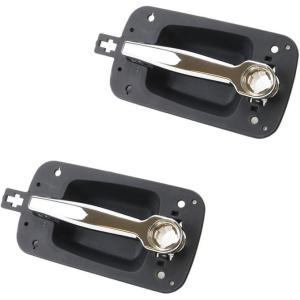 imageMytee Products Driver Side Door Handle Compatible wInternational Prostar 20082014  LeftHand Outdoor Door Handle Replaces 2594003C Navistar 2594003C1 2594003C1 3747731C1 Wabco 40798 407992  Pack