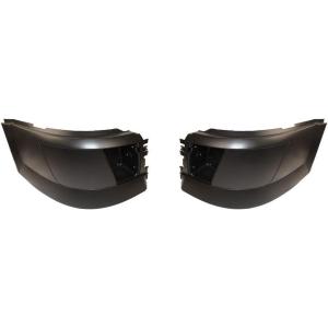 imageMytee Products Heavy Duty Left Driver Side Bumper End wFog Light Hole For VNL 20042014  Replaces 82721510 20567505 82364722 Wabco 20958 20972 Dorman 2425555Pair Set  Bumper End Cover
