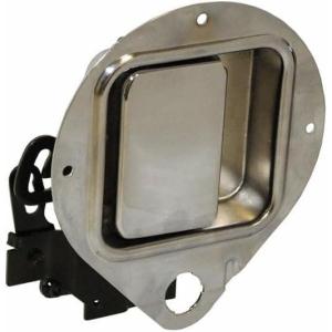 imageMytee Products Left Driver Side Exterior Door Handle Compatible wPeterbilt 330 357 362 375 377 378 ampamp 379 Series 19832005 VN1 ampamp VN2 Replaces 2008179L1  Pack