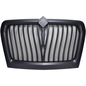 imageMytee Products Satin Black Front Grille wBug Screen Fits International LT 20202023  Bumper Cover Grille Replaces 4059083C Navistar 4059083C93 Automann 56455042X S28080