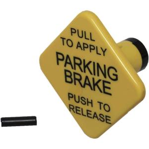 imageMytee Products Yellow Heavy Duty Parking Brake Knob wPin  Dash Valve Knob Replaces 248433 782090003 Velvac 034050 Navistar 1676711C Bendix 248433 PAI 36020