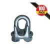 imageMytee Products 10 Pack 516quot Forged Wire Rope Clamp for Stainless Steel Wire Rope  Galvanized U Bolt Wire Rope Turn Back 525quot Cable Clips for Metal Fence Antenna Clothesline Rigging Hardware516 Inch