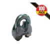 imageMytee Products 10 Pack Malleable Wire Rope Clips 14quot Wire Rope Turn Back 700quot316 Inch