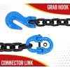 imageMytee Products 2 Pack G100 38quot x 30quot Chain Extension with Connector Link and Grab Hook