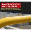 image6 Portable Steel Pipe Safety Railing for Pedestrian ampamp Fencing  158quot Tube Diameter Yellow Powder Coated Industrial Safety Railings for Construction Sites Buildings Public Spaces8 feet