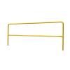 image6 Portable Steel Pipe Safety Railing for Pedestrian ampamp Fencing  158quot Tube Diameter Yellow Powder Coated Industrial Safety Railings for Construction Sites Buildings Public Spaces10 Feet