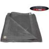 imageMytee Products 4 Pack 8x10 Black 70 Shade Mesh Tarp for Outdoor wGrommets  6 Oz Extra Durable Heavy Duty Mesh Tarps for Dump Truck Rolloff Trucks  Mesh Shade Net Cloth for Sun Plant PatioBlack