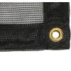 imageMytee Products 4 Pack 8x10 Black 70 Shade Mesh Tarp for Outdoor wGrommets  6 Oz Extra Durable Heavy Duty Mesh Tarps for Dump Truck Rolloff Trucks  Mesh Shade Net Cloth for Sun Plant PatioBlack