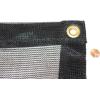 imageMytee Products 4 Pack 8x10 Black 70 Shade Mesh Tarp for Outdoor wGrommets  6 Oz Extra Durable Heavy Duty Mesh Tarps for Dump Truck Rolloff Trucks  Mesh Shade Net Cloth for Sun Plant PatioBlack